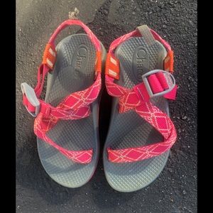 Pink Chaco shoes